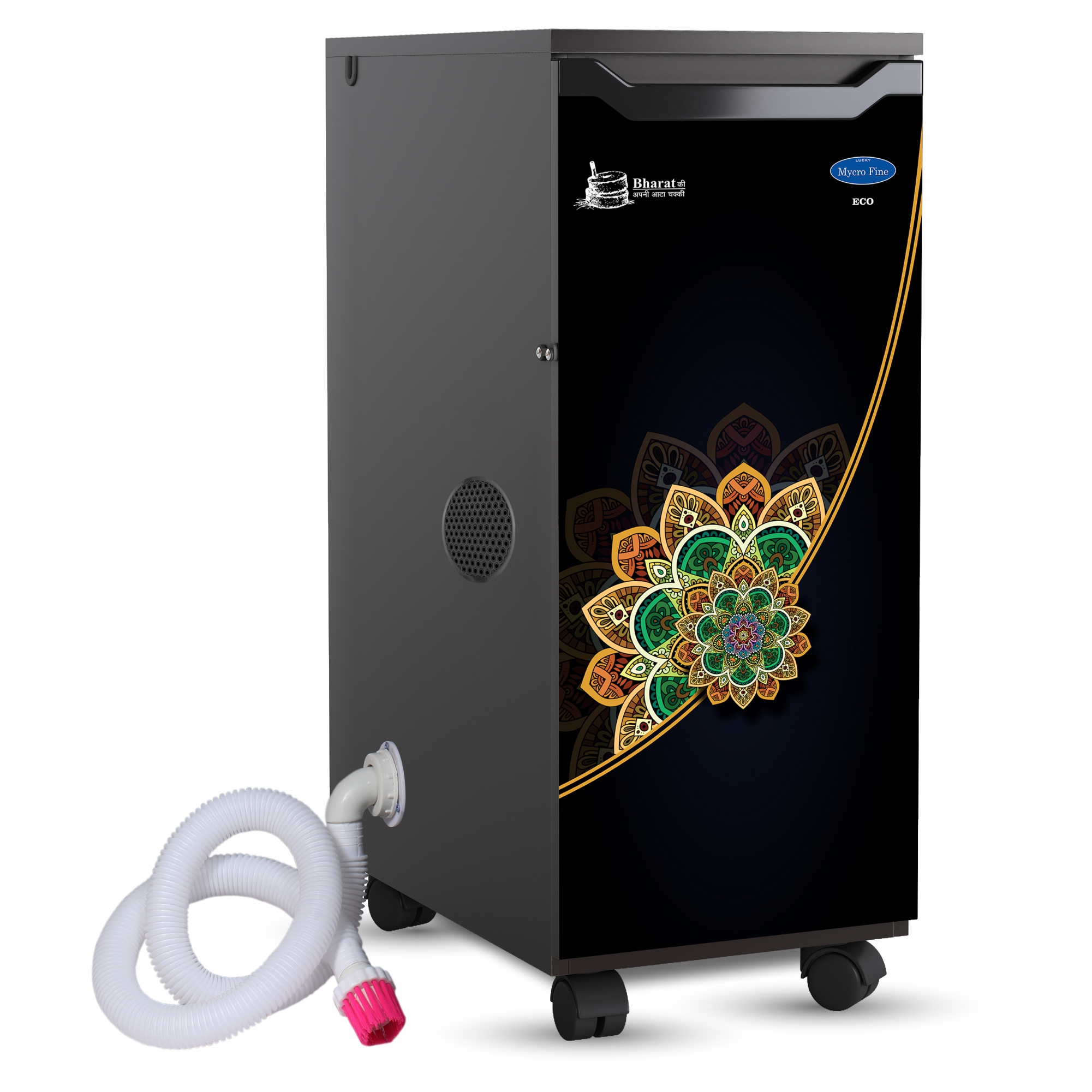 Lucky Mycrofine Eco with Inbuilt Vacuum Aata Chakki Fully Automatic Domestic Flour Mill