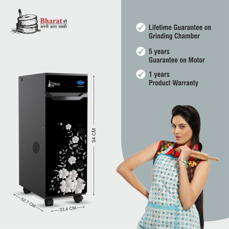 Shop online domestic flour mill eco plus with vacuum atta chakki