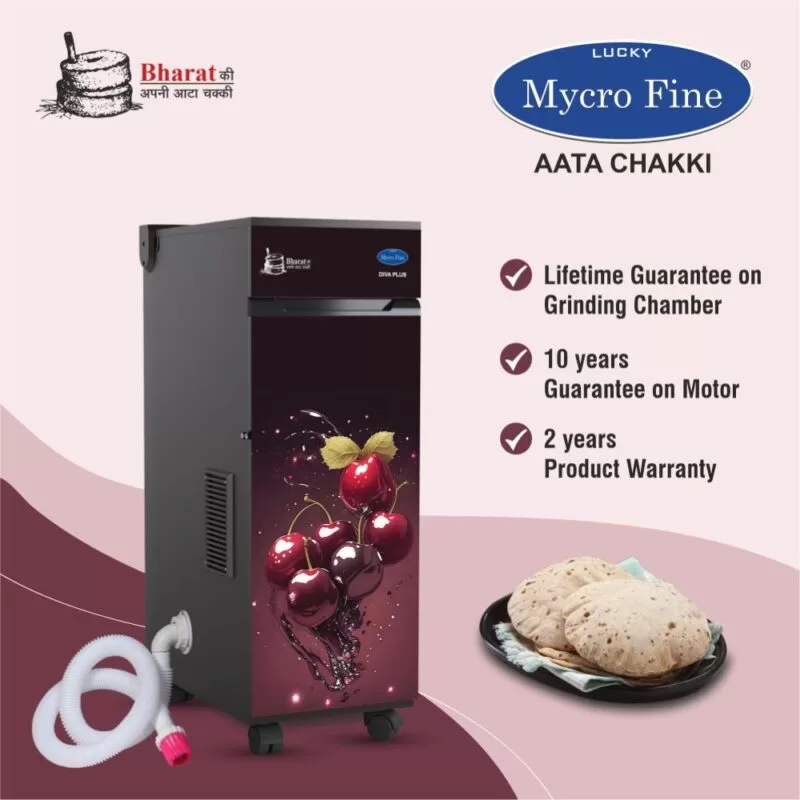 Buy Diva Plus Aata Chakki with Inbuilt Vacuum Flour Mill Online